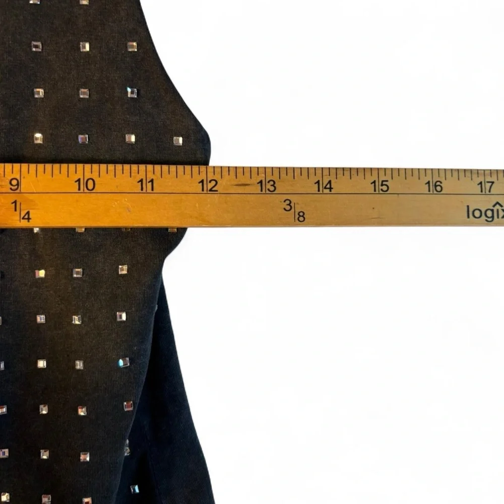 Zara gray rhinestone Bodysuit - Picture 5 of 7